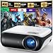 HAPPRUN Native 1080P Beamer mit Bluetooth 5.1 & Hi‑Fi Stereo