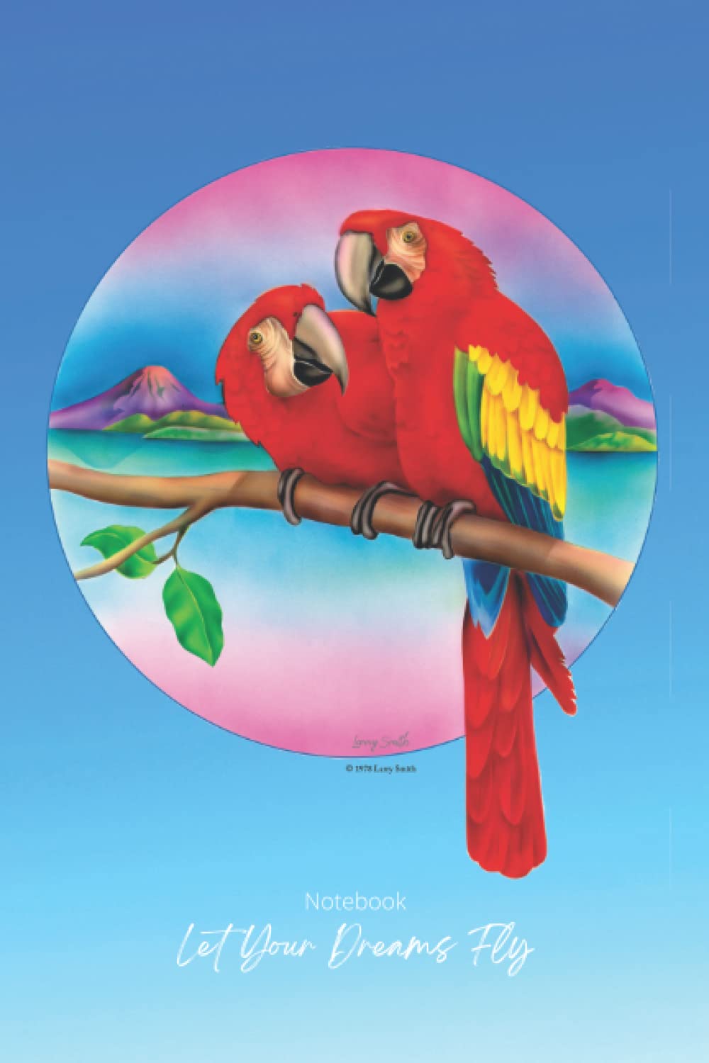 Macaws Notebook: Retro Art Colorful Bird Blank Lined Notebook (Notebooks with Original Cover Art by Artist Larry Smith)