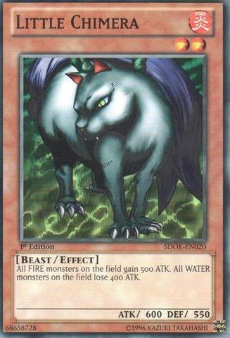 Amazon.com: YU-GI-OH! - Little Chimera (SDOK-EN020) - Structure Deck:  Onslaught of The Fire Kings - 1st Edition