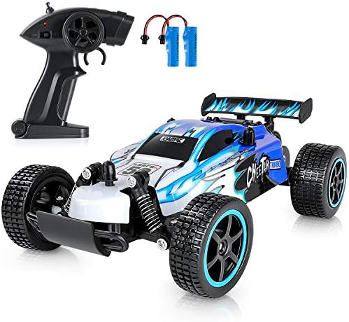 Remote Control Car for Boys-High Speed RC Racing Car with 2 Rechargeable Batteries, 1/20 2WD All Terrain Hobby RC Cars Fast Vehicle, Kids Car Toys for 6-12 Years Old Boys Xmas Gifts