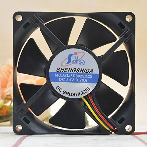 8cm 24V 0.20A SD8025M2S 8025 80 * 25 Inverter detects Alarm Fan