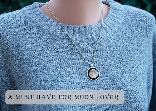 Custom Glowing Moon Phase Necklace, Personalized Name Jewelry, Special Date Gift, Meaningful Jewelry for Anniversary, Baby Shower, or Birthday4