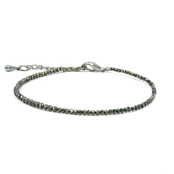 Astrotalk Raw Pyrite Anklet | Stone of Money, Protection & Power | Pyrite Anklet for Women | Best Gift Items | Spiritual Jewellery for Women