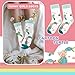 Queenshin Turtle Socks Boys Girls Novelty 3-5T Cute Cartoon Animals Funny Fashion Kids Toddler Crew Socks 6 Pairs Birthday Gift Christmas Stocking Stuffers