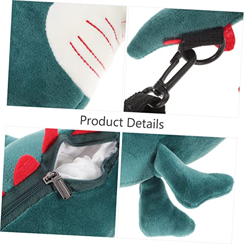 Plush Cartoon Dinosaur Coin Purse for Boys and Girls Cute Mini Wallet Change Holder Zipper for Storing Coins and Small Accessories4