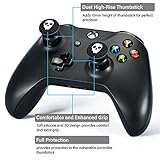 Playrealm FPS Thumbstick Extender & Printing Rubber Silicone Grip Cover 2 Sets for Xbox Series X/S & Xbox One Controller (Ghost) - Image 2