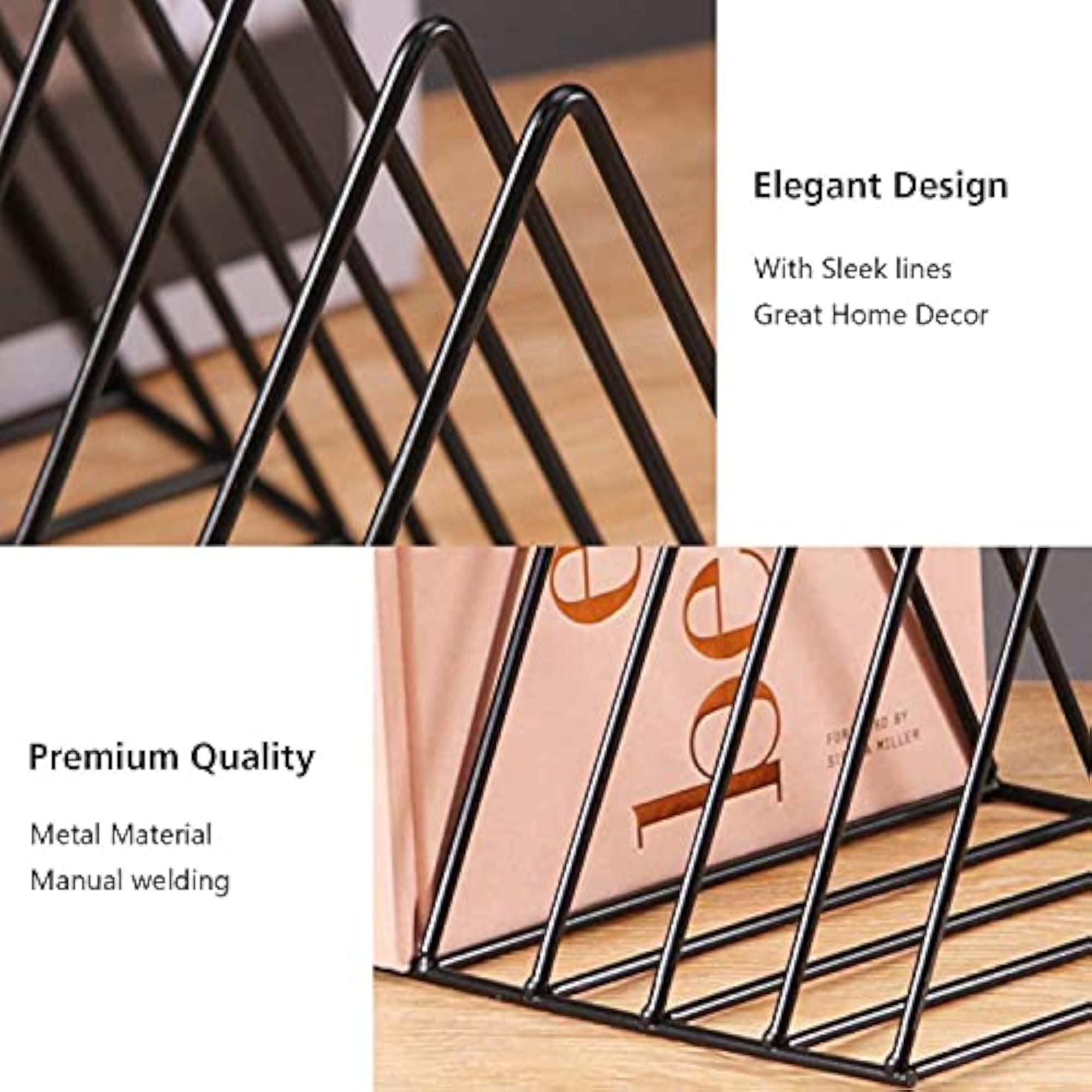 Triangle Desktop File Sorter Organizer, 9 Slots