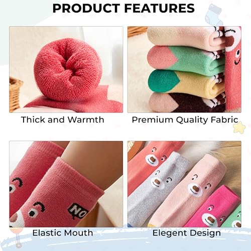 Image of Bembika Baby Socks Soft, Anti-Slip, and Stylish Socks for Toddlers, Perfect for Baby Crawling and Safety(S Size |1-3 Years Old)(BE3027)