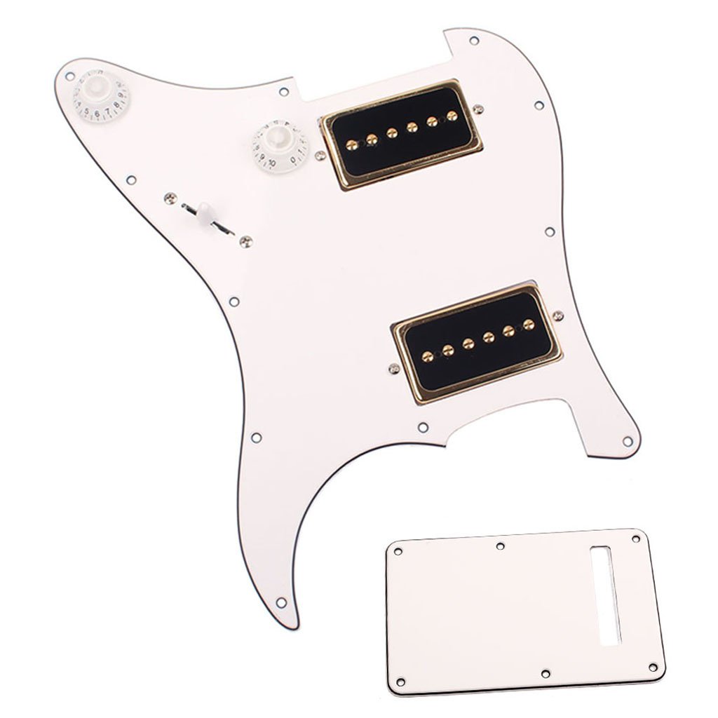 Amazon | Fenteer P90 アルニコV ピックガード HH アルニコV ST