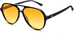 SOJOS Classic Polarized Aviator Sunglasses for Women Men, Retro Trendy Aviators Shades SJ2201