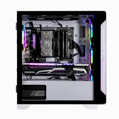 Image of Velztorm Nix Gaming Desktop PC (AMD Ryzen 5 5600X, Radeon RX 9070 XT, 64GB DDR4, 8TB PCIe SSD, 750W PSU, RJ-45, HDMI, Win 11 Pro)