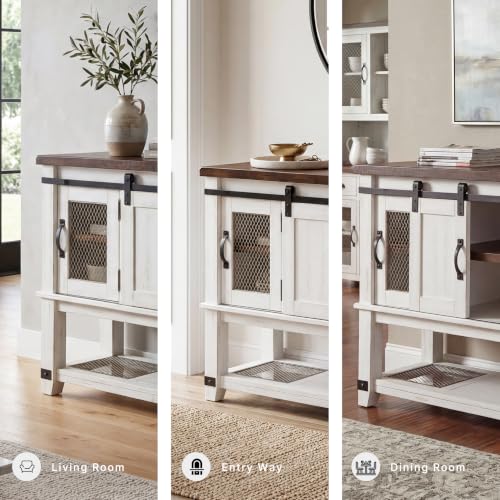 Signature Design by Ashley Valebeck Buffet Sideboard, Farmhouse Coffee Bar - image 6