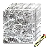 Hyesrtey Papel Pintado pared ladrillo, Paneles decorativos 3d autoadhesivo 10 piezas, Grueso Impermeable DIY Pegatina de Pared Espuma 3D,para Salón Dormitorio Fondo de Pared Decoración Arte (Gris)