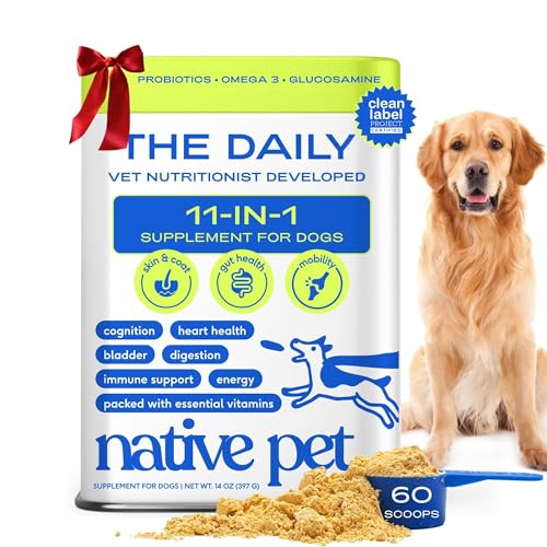 Native Pet Dog Vitamins & Supplements - 11-in-1 Vitamin Powder