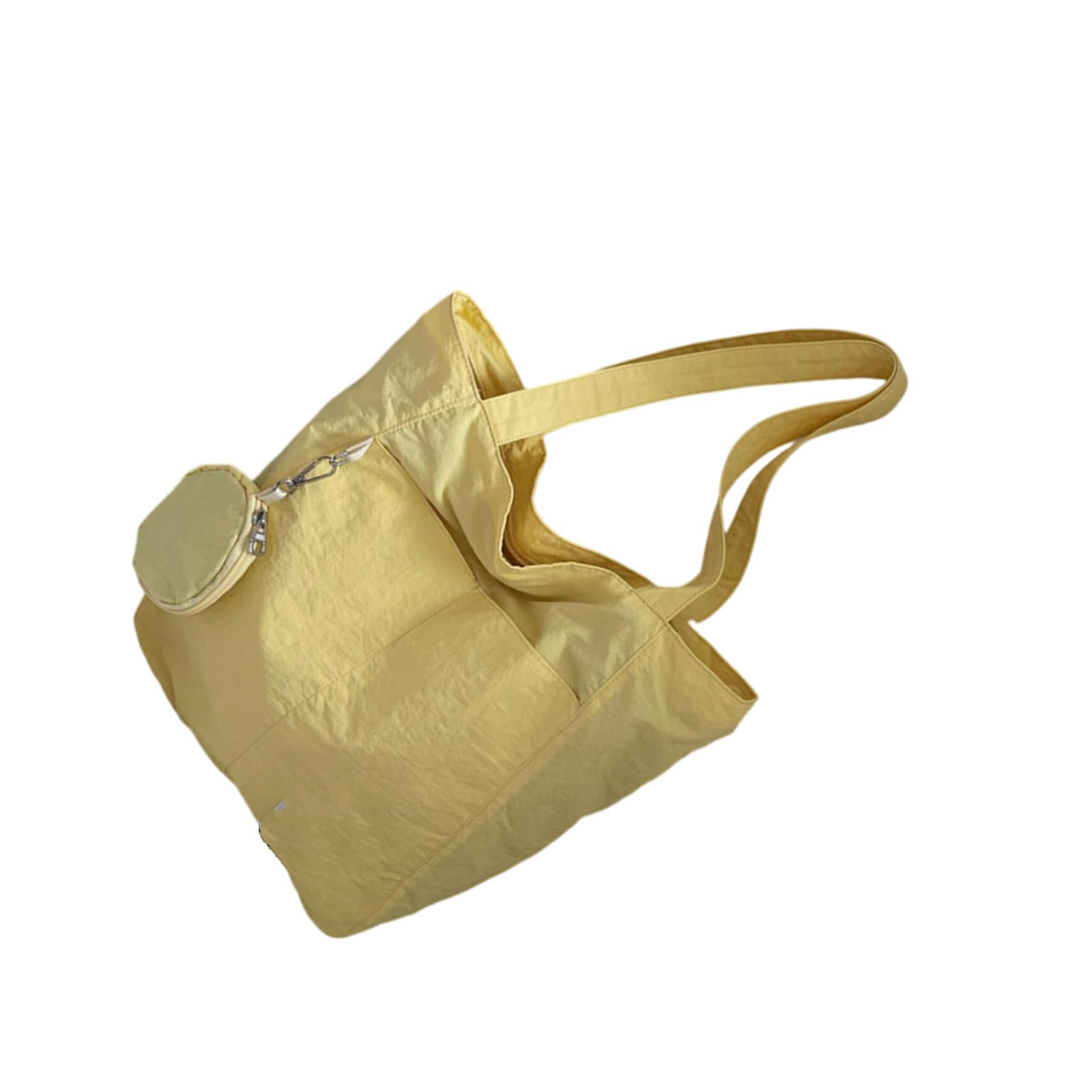 Kalttoy Women's Yellow Practical ' S Nylon Shoulder Bag With Spacious Interior Underarm Bags Casual Handbag For Commuting And Travel Lightweight Commuters Bag