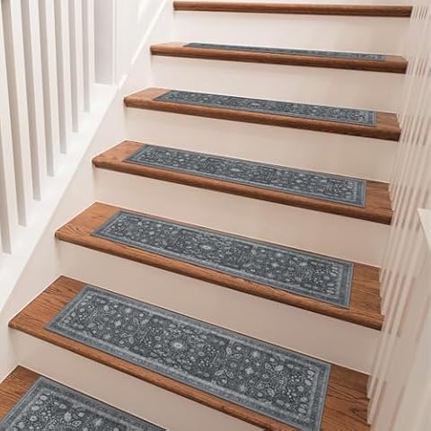 Tiveney Non Slip Carpet Stair Treads Cover
