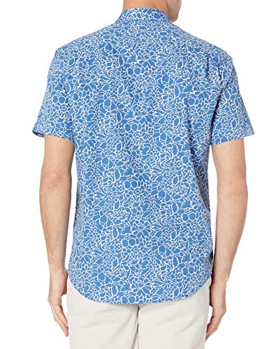 Image of Amazon Essentials Men's Regular-Fit Short-Sleeve Poplin Shirt, Collared, Washed