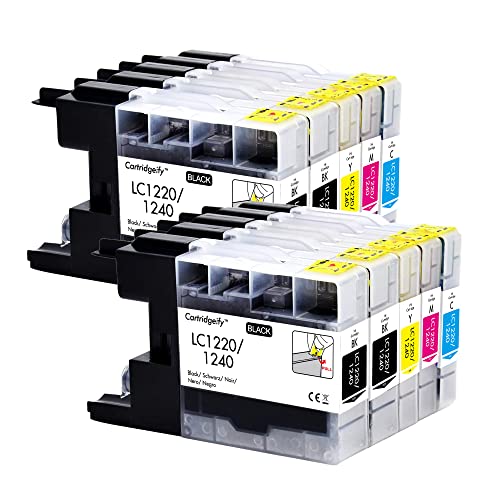 Cartridgeify 10er Pack LC 1220 1240 Druckerpatronen Kompatibel mit Brother LC1220 LC1240 Tintenpatrone Multipack für DCP-J525W J725DW J925DW MFC-J430W J5910DW J625DW J6510DW J6710DW J6910DW J825DW
