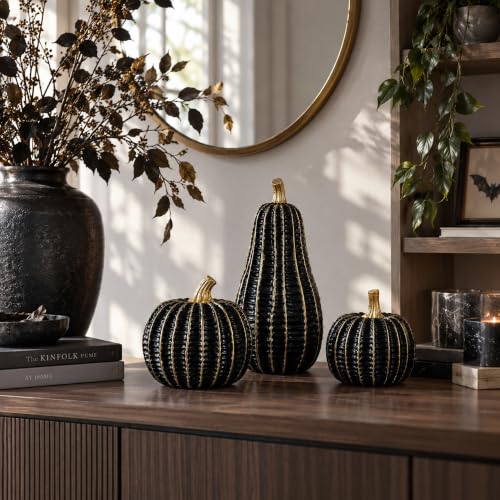  Resin Pumpkin Decorations --3 Pcs - image 8