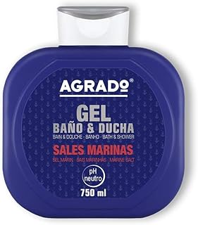 جل استحمام سيلز ماريناز مرطب بدرجة حموضة محايدة من اجرادو، سعة 750 مل