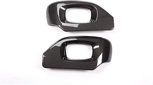 Miniatura 8 de YIWANG - Cubierta de asiento de coche de fibra de carbono estilo ABS, 2 piezas para Land Rover Range Rover Vogue 2013-2017, para Range Rover Sport