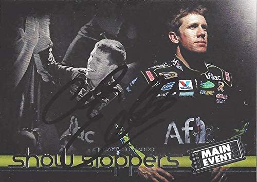 AUTOGRAPHED Carl Edwards 2011 Wheels Main Event Racing SHOW STOPPERS (#99 Aflac Team) Roush Fenway Ford Signed NASCAR Collectible Trading Card with