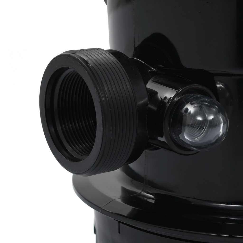 Valvola multiuso per filtro a sabbia da 1,5 pollici, valvola a 6 vie per filtro piscina ABS nero