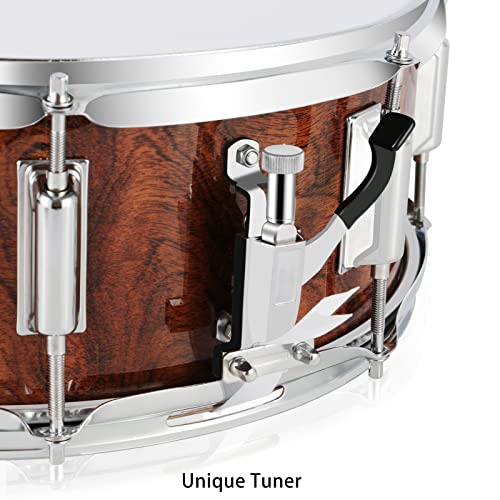 Eastrock Snare Drum 14X5.5Inch For Students, Beginners With Gig Bag, Sticks, Drum Keys,Frosted Material Drum Skin #TOP1