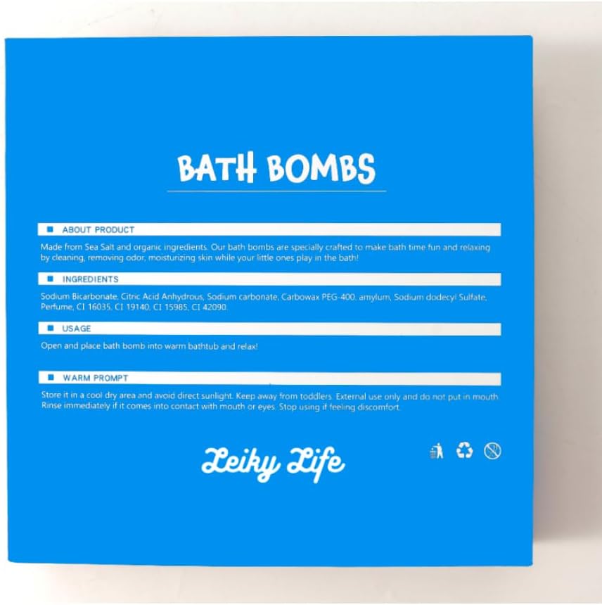 Princess Bath Bombs Luxury Fizzy Organic Natural Bath Bomb Gift Set Bubbling (Space), 1 Count (Pack of 9)