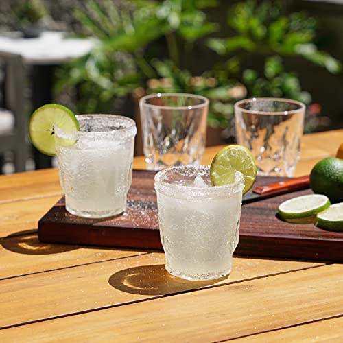 Viski Shatterproof Dof Drinking Glasses - Acrylic Rocks Glasses For Whiskey, Scotch, Bourbon - Dishwasher Safe 11.5Oz Set Of 4 #TOP5