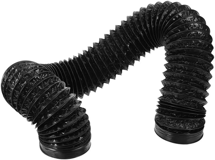 1pc 180mm Aluminum Foil Ventilation Pipe - Flexible Retractable Smoke Exhaust Hose for Kitchen, HVAC, and Greenhouses(1.5m)