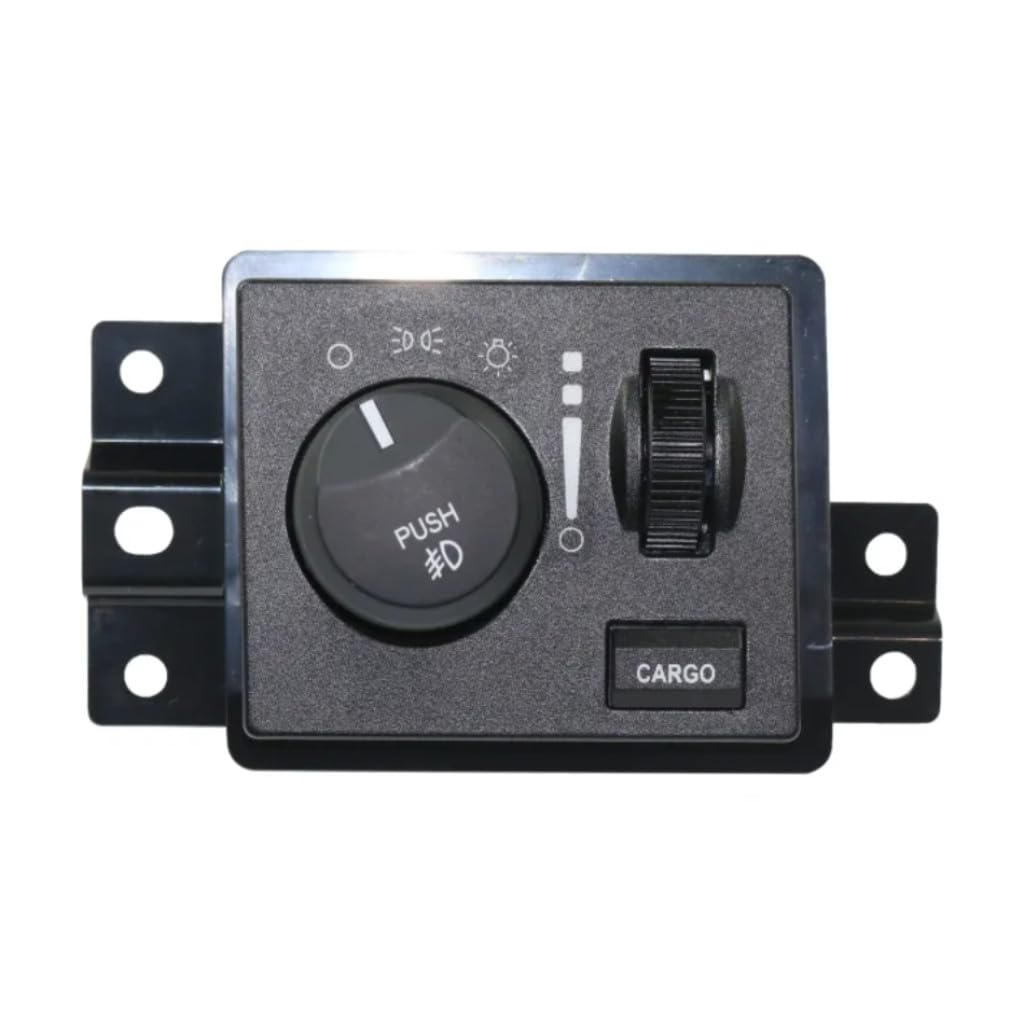 for Dodge Ram 1500/2500 / 3500/4500 / 5500 Headlight Switch 2006-2010 | w/Fog Lights | 68019456AC | 56049637AD