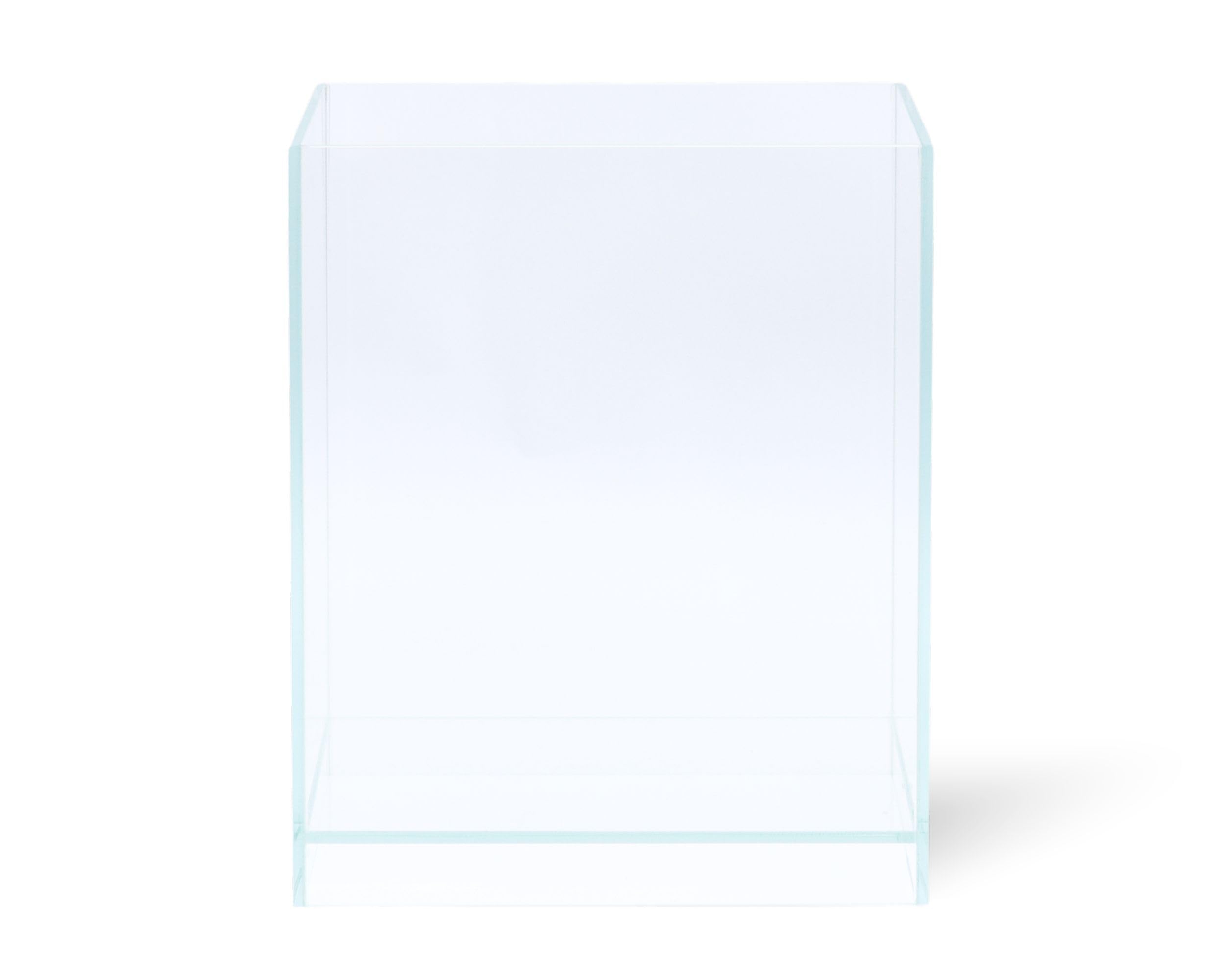 NanoAir Tanque | Mini acuario de cristal | Cuenca de cristal para agua dulce y salada | Cuenca premium para camarones y peces | Terrario Aqua | 20 litros