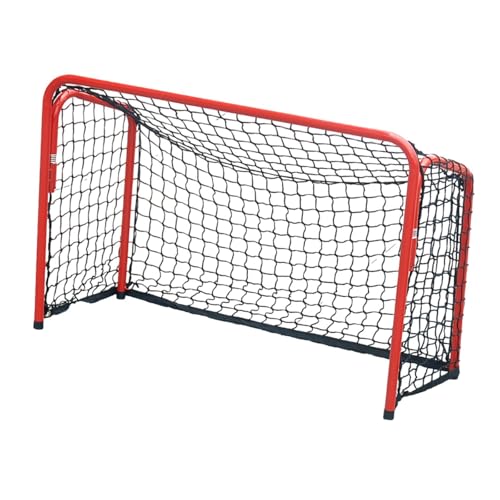 Colaxi Metal Soccer Goal Kids Toy Iron Tube Easy Assembly Heavy Duty Football Gate Football Goal for Park Backyard Playground Garden, 95cmx63cmx33cm