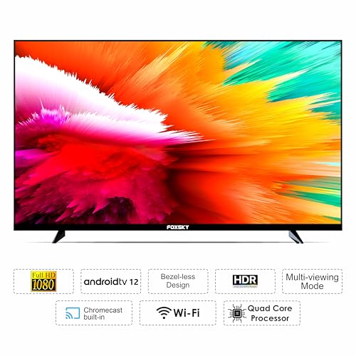 Image of Foxsky 101.6 cm (40 inches) Full HD Smart LED TV 40FS (Black)