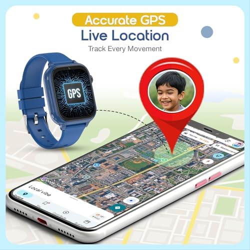 sekyo 만 13세에서 16세 아동용 스마트워치, GPS 트래커 및 4G SIM 설치, 화상 통화, SOS 버튼, 안전 구역 알림, 수업 모드 및 자녀 보호 앱 | 남아 및 여아용 스마트 워치 — 사진 2