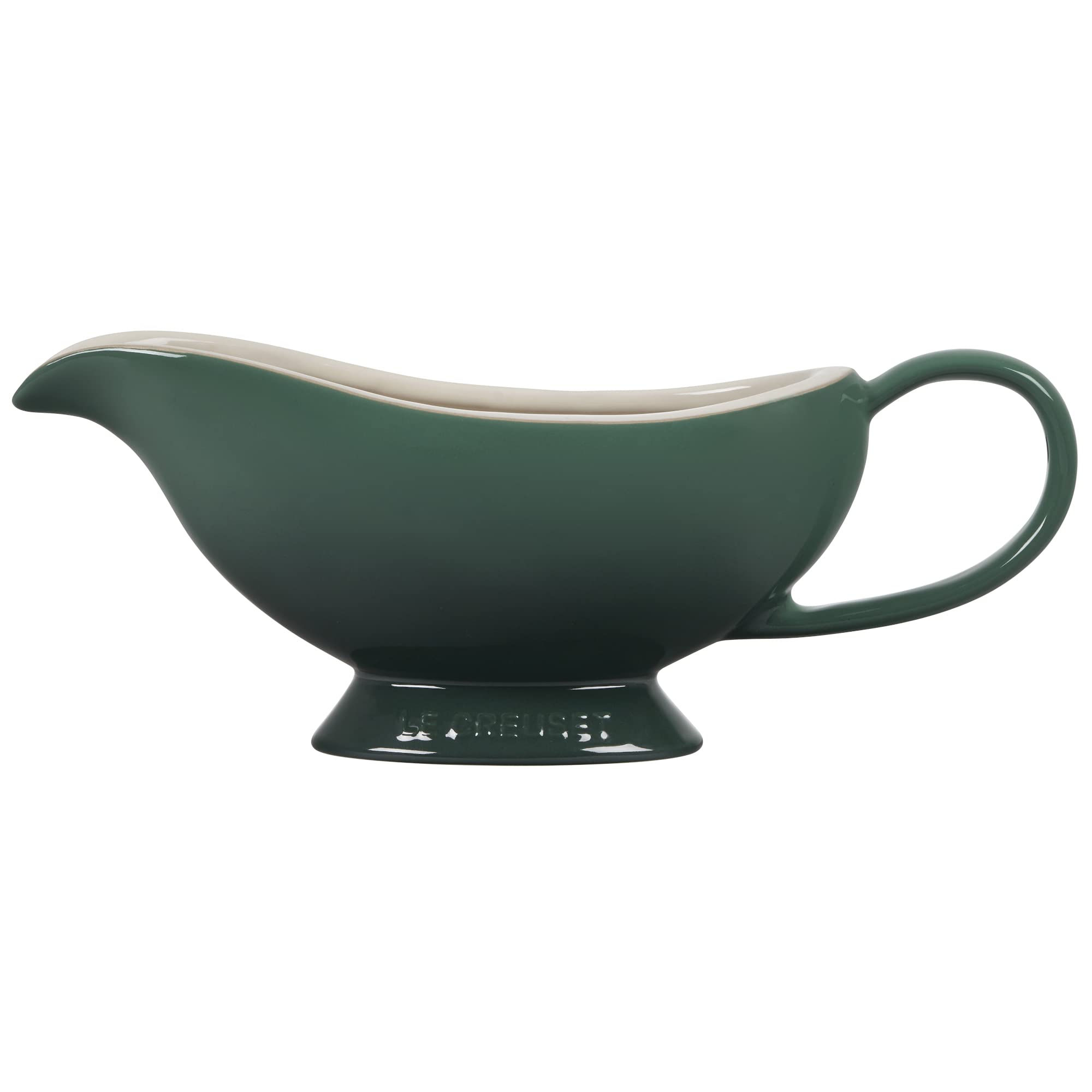 Le Creuset Heritage Stoneware Gravy Boat, Artichaut