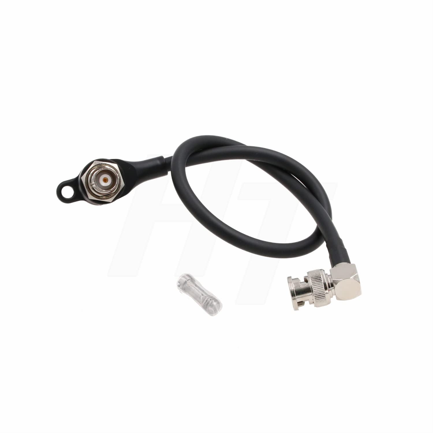 HangTon 12G 3G HD 90 gradi ad angolo retto BNC Cable SDI Protector Surge Surge Circuit Protection per RED Komodo Alexa Blackmagic Camera Atomos Monitor (Nero)
