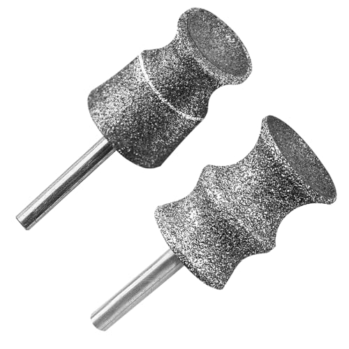 TSLOBIT Diamond Dog Nail Grinder Bits for Rotary Tool,1/8
