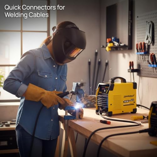 Image of Tomahawk ARC-2002 MMA Arc Welding Machine, 200A | Hot Start & Anti-Stick Function | Single Phase | For Industrial & DIY Welding 1+2 Phase 200A | Heavy Duty & Durable Build