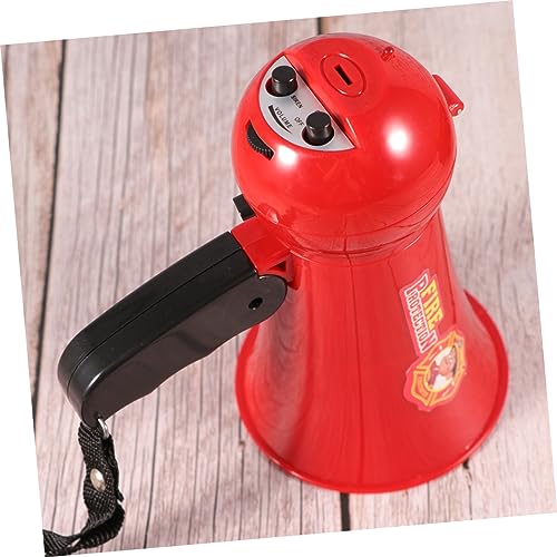 BESPORTBLE Megafone Criança Alto-Falante Brinquedo Vermelho