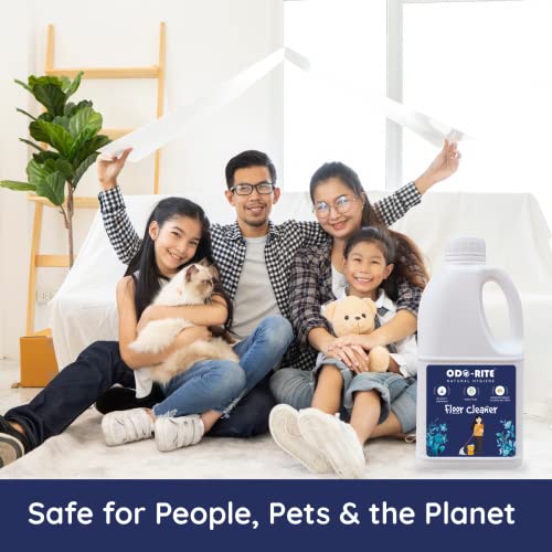 Image of ODO-RITE natural floor cleaner (1 Ltr) works on all surfaces Bio technological based chemical free Child and pet safe floor cleaner (1 Litre) (1 Litre)