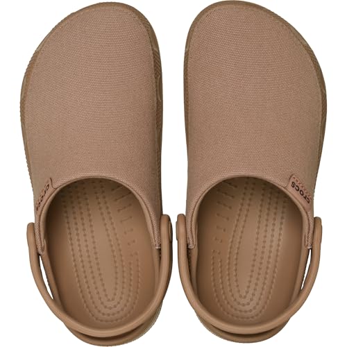 Image of Crocs Unisex-Adult Classic Crafted Canvas & Suede Clogs