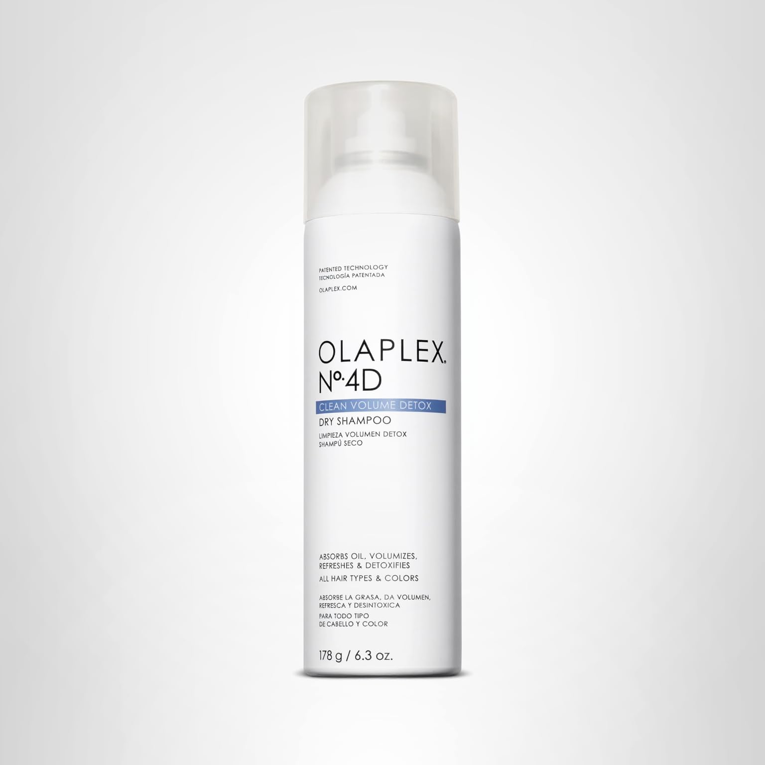 Olaplex No. 4D Clean Weightless Volume Dry Shampoo, Detoxifies Scalp, Neutralizes Odor, Leaves Hair Feeling Clean, For All Hair Types: 6.3 Ounce (Pack of 1)