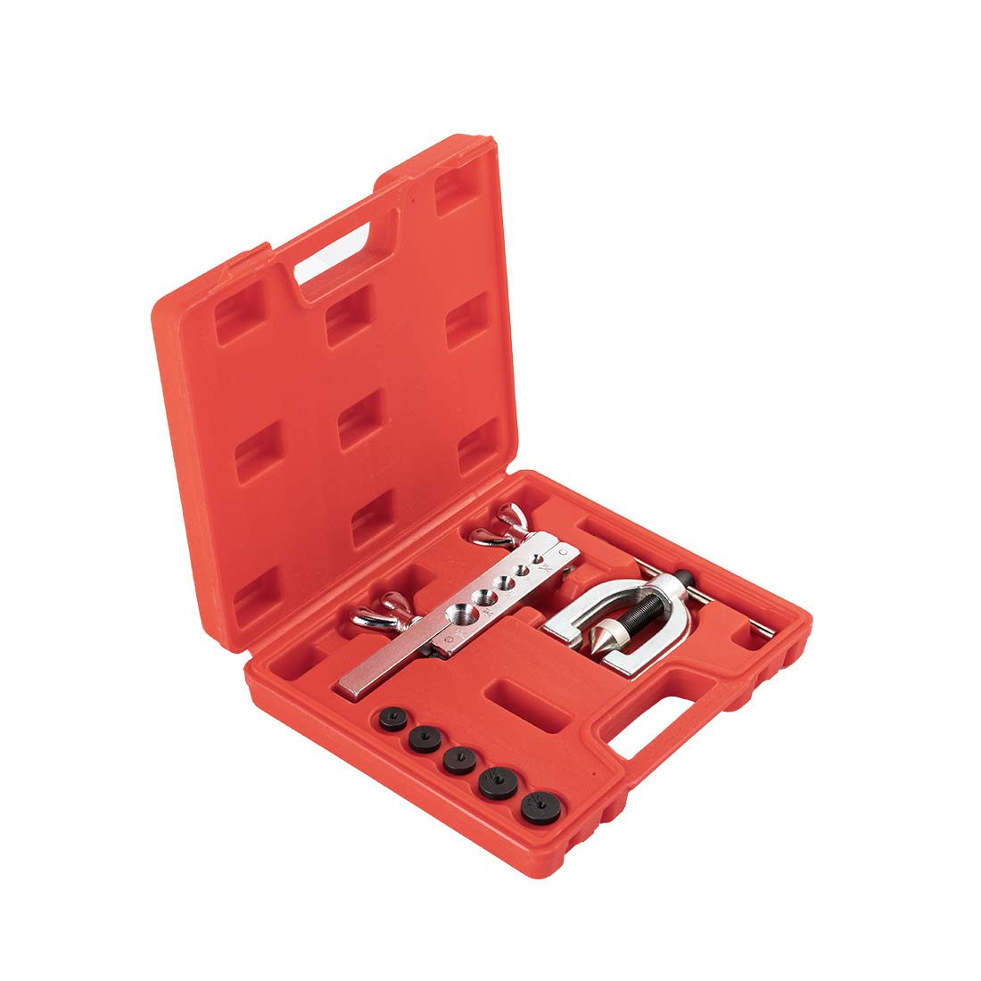 MOTORMAN TOOLS Double Flaring Tool Brake Flaring Tool and Tube Flaring Tool Kit Used for Pipe Flaring and Flanging