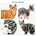 EYSCOTA 12PCS Cat Figurines, Plastic Cat Figures Realistic Kitten Toys, Cat Cake Toppers Easter Egg Birthday Gift for Kids & Children