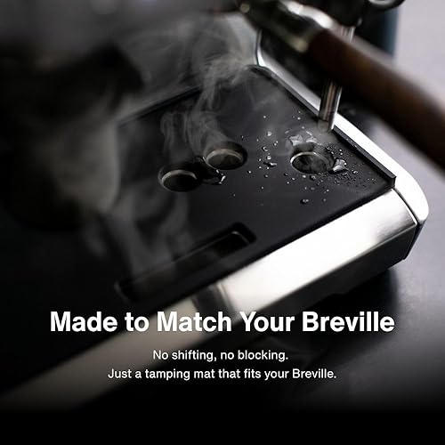 Crema Coffee Products Alfombrilla de amortiguación Silicona antideslizante Alfombrilla firme y segura Protege encimeras y portafiltro