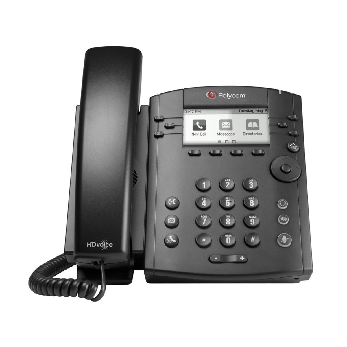 Polycom VVX 311 Corded Business Media Phone System - 6 Line PoE - 2200-48350-025 - Replaces VVX 310 (Renewed)