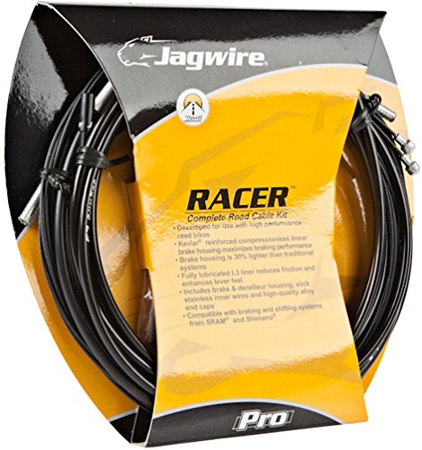 Jagwire Racer Complete Road Brake & Derailleur DIY Kit Sterling Silver
