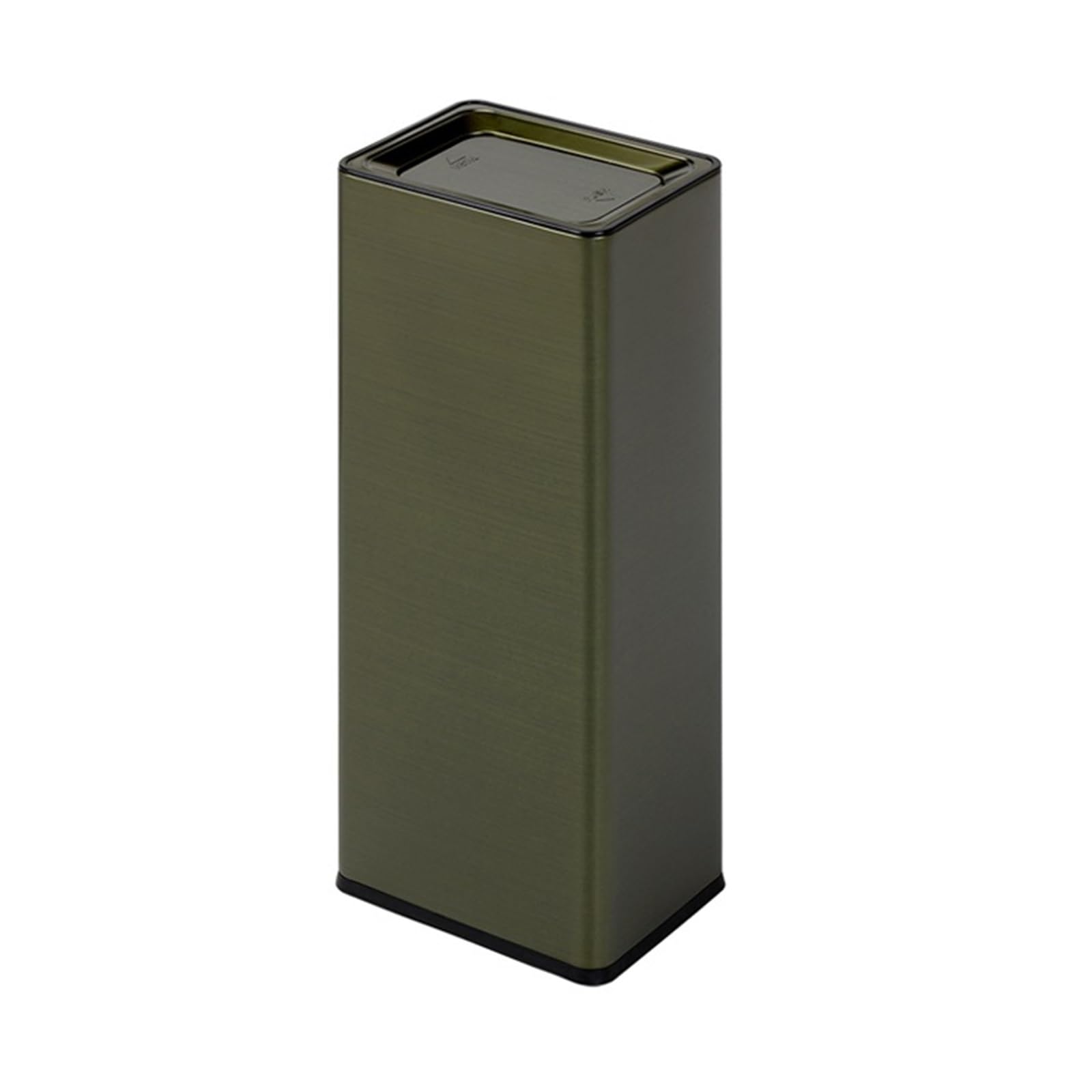 guiling-1986 Trash Can Trash Can with Lid Garbage Kitchen Living Room Hotel Garbage Can(Bronze)